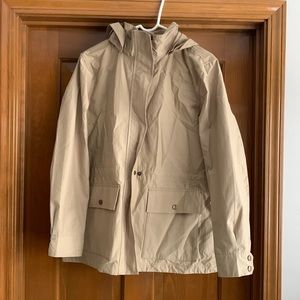 Lands End Tan Rain Jacket